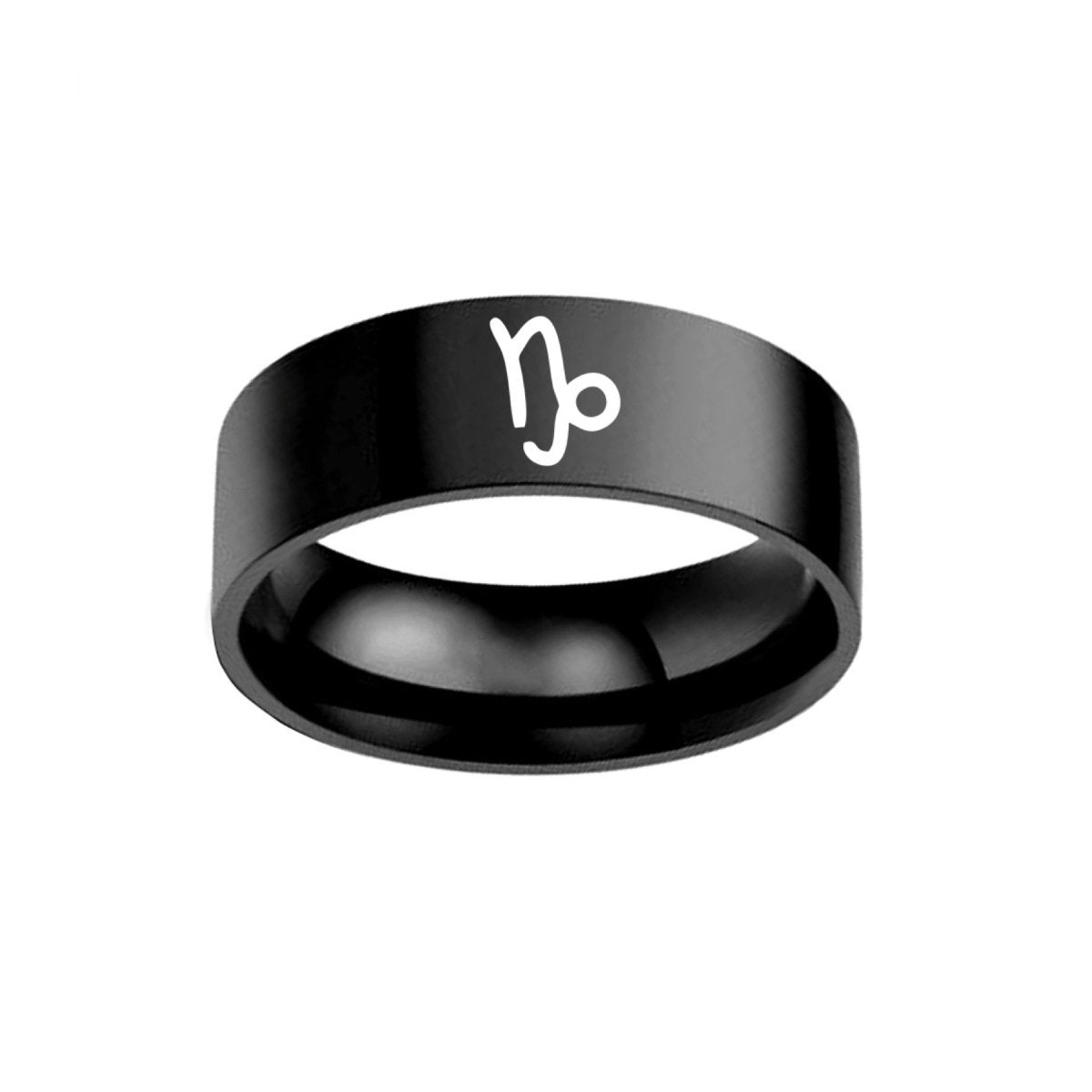 Bague Astrologique Capricorne en Acier