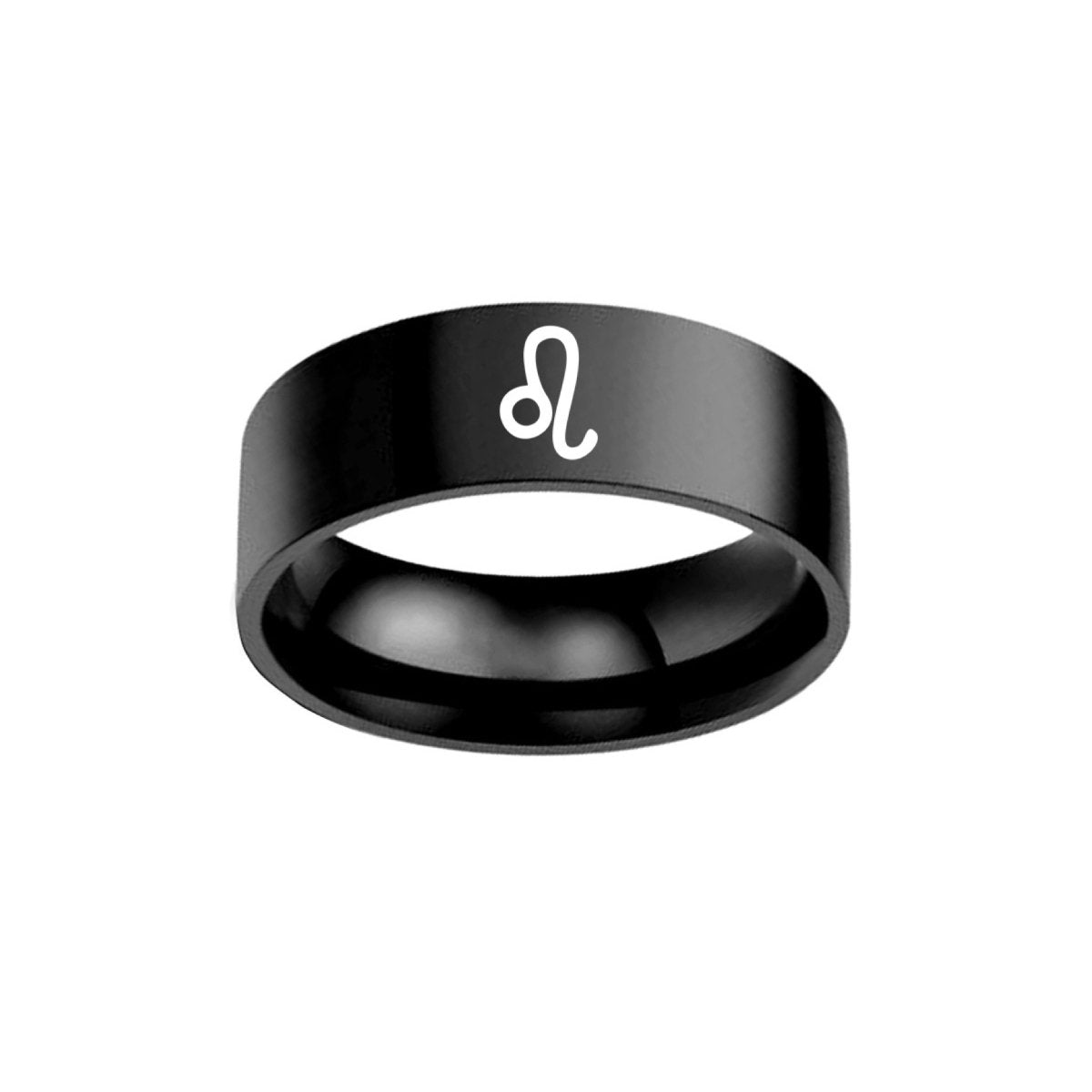 Bague Astrologique Lion en Acier