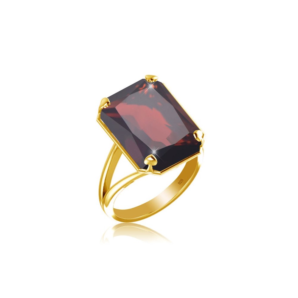 Bague Grenat "Anja" en Argent 925