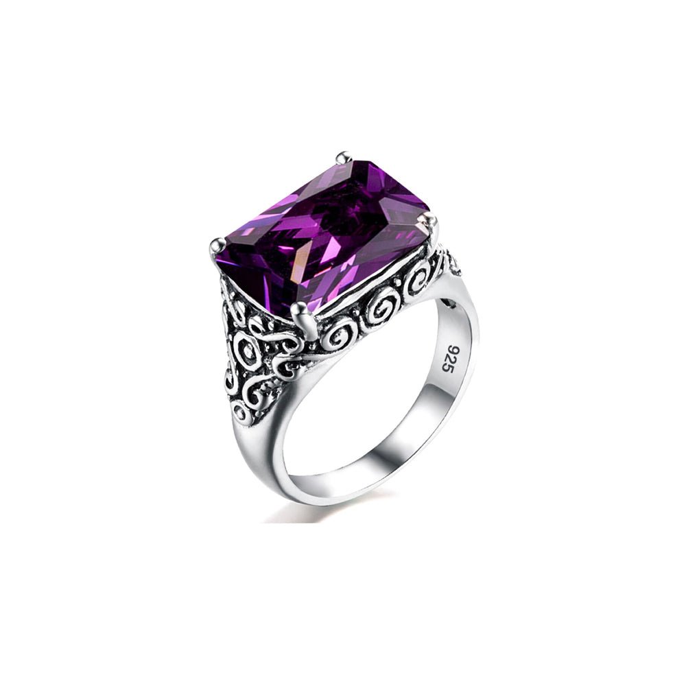 Bague Homme Améthyste Élégance "Hadriel" en Argent 925