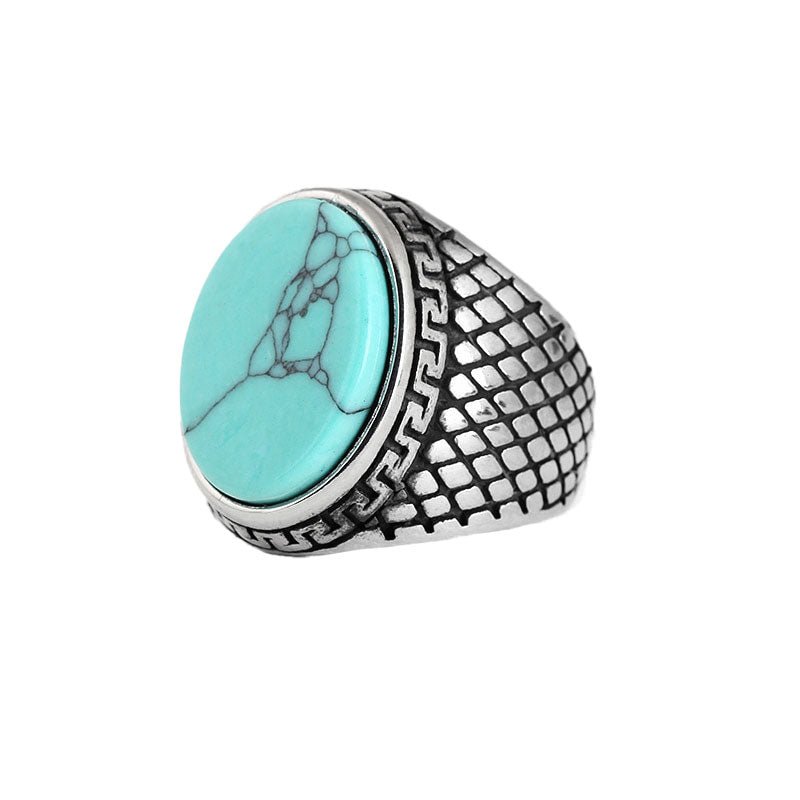 Bague Homme Turquoise Astrale "Léon"