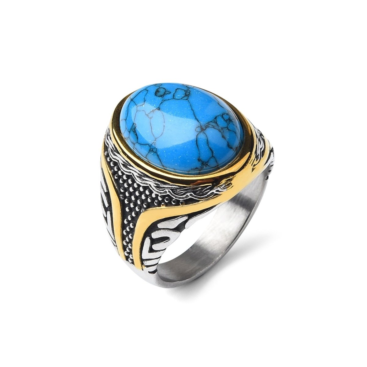 Bague Homme Turquoise Enigmatique "Théodore"