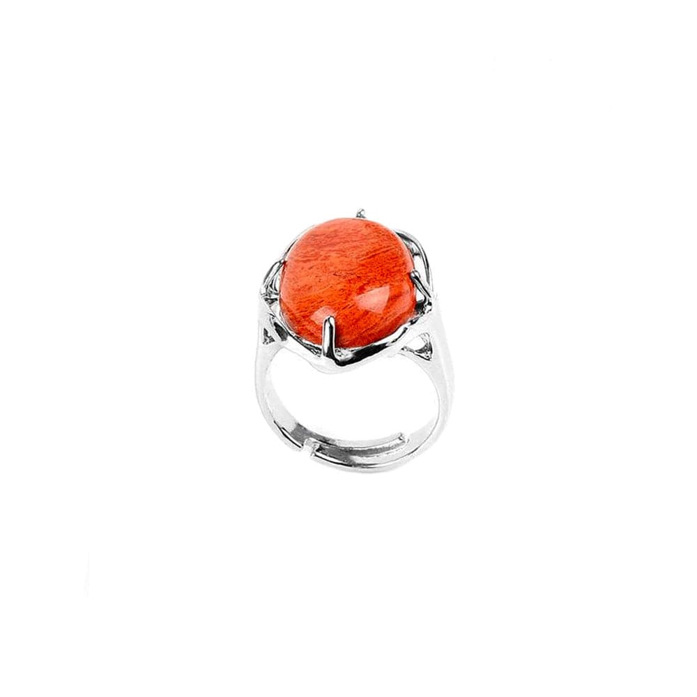 Bague Jaspe Rouge "Arja"