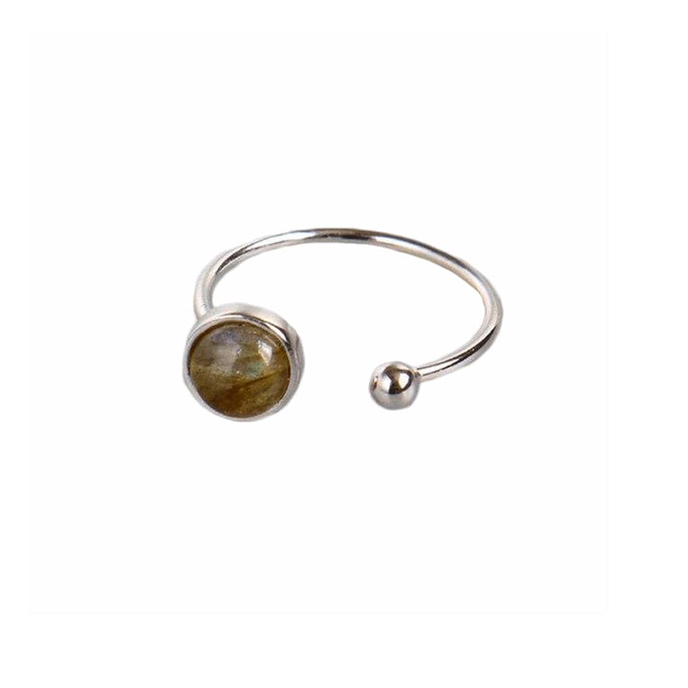 Bague Labradorite "Eve" en Argent Sterling