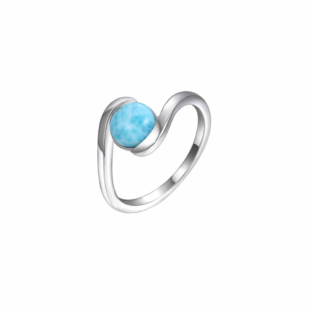 Bague Larimar "Marisabel" Argent 925