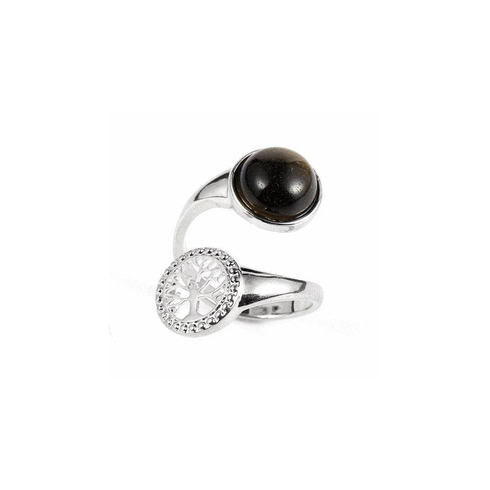 Bague Obsidienne "Morgana"