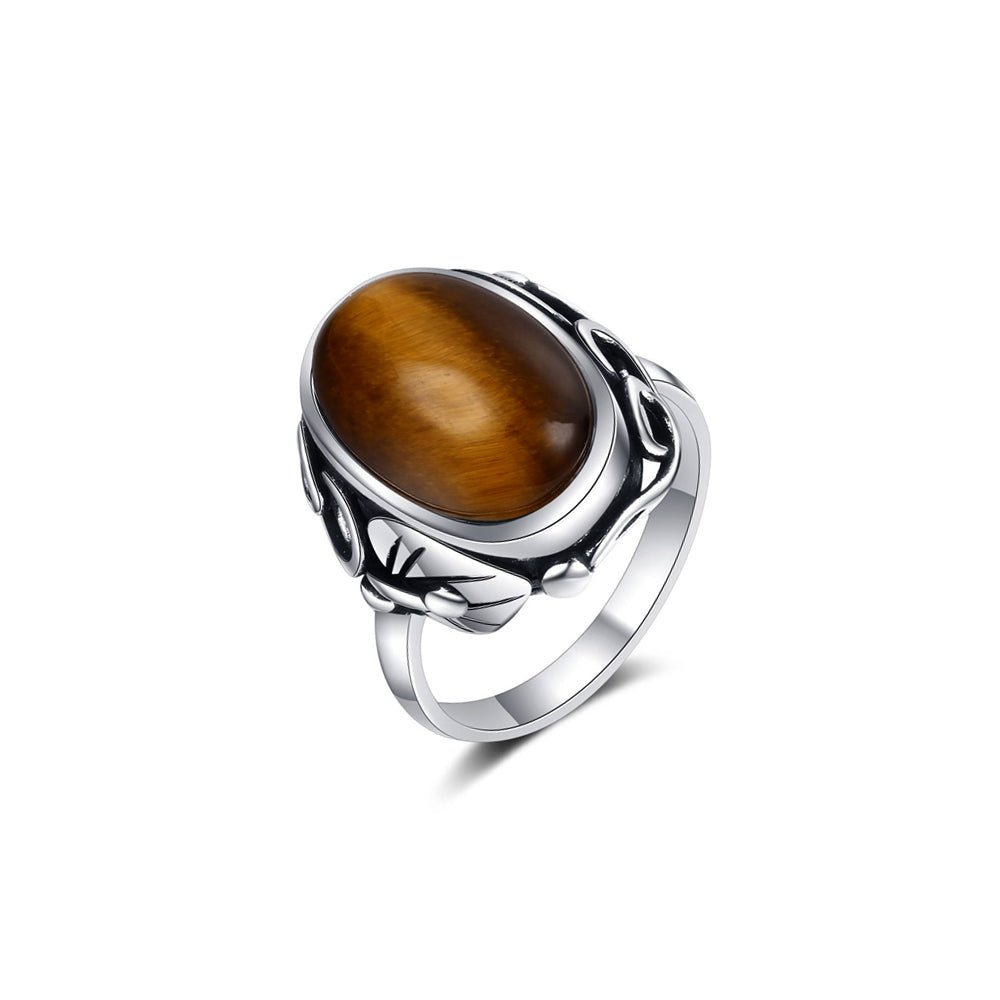 Bague Oeil de Tigre "Giselle"