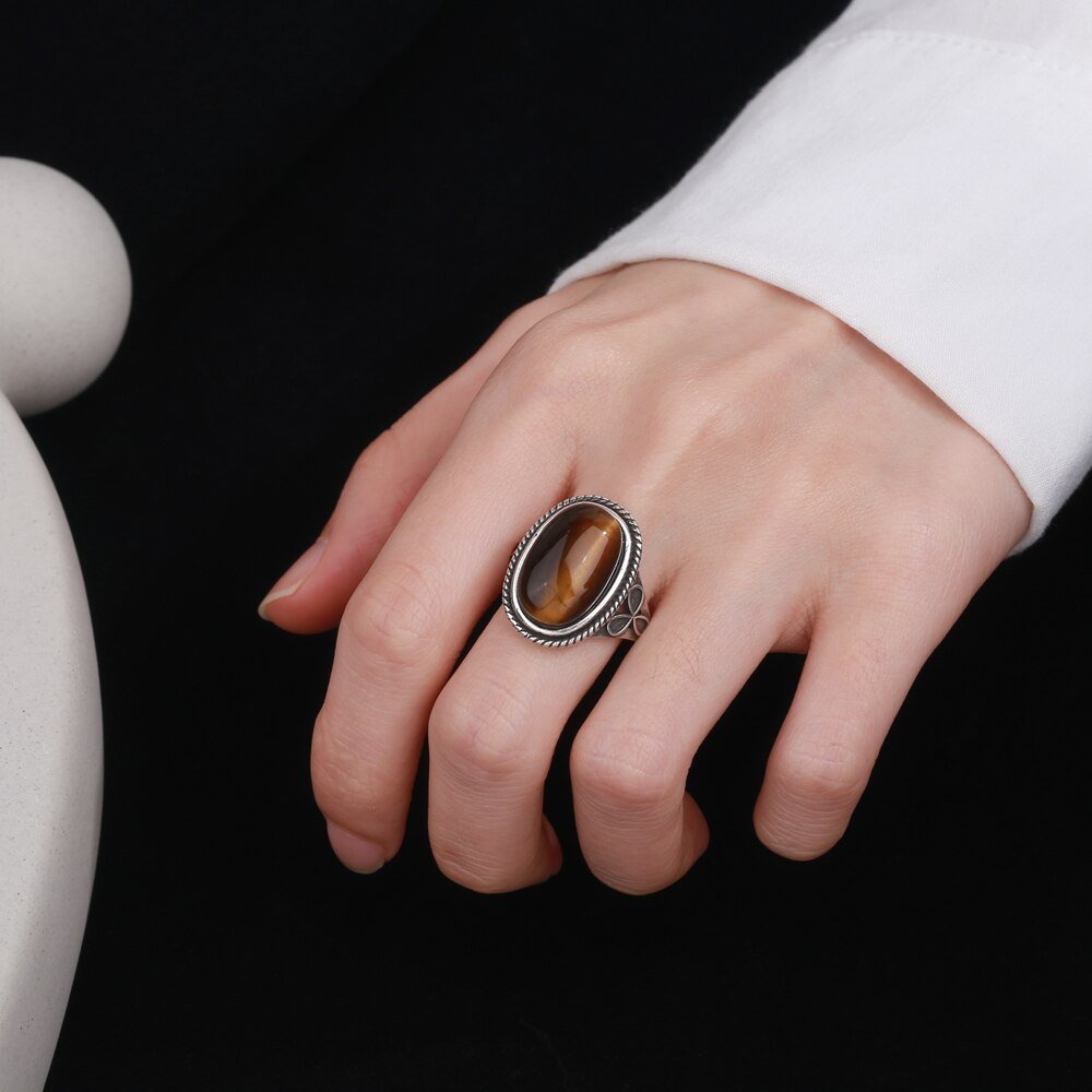Bague Oeil De Tigre "Mary"