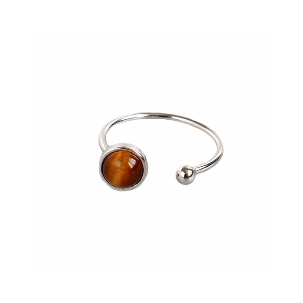 Bague Oeil De Tigre "Seraphelle" en Argent 925
