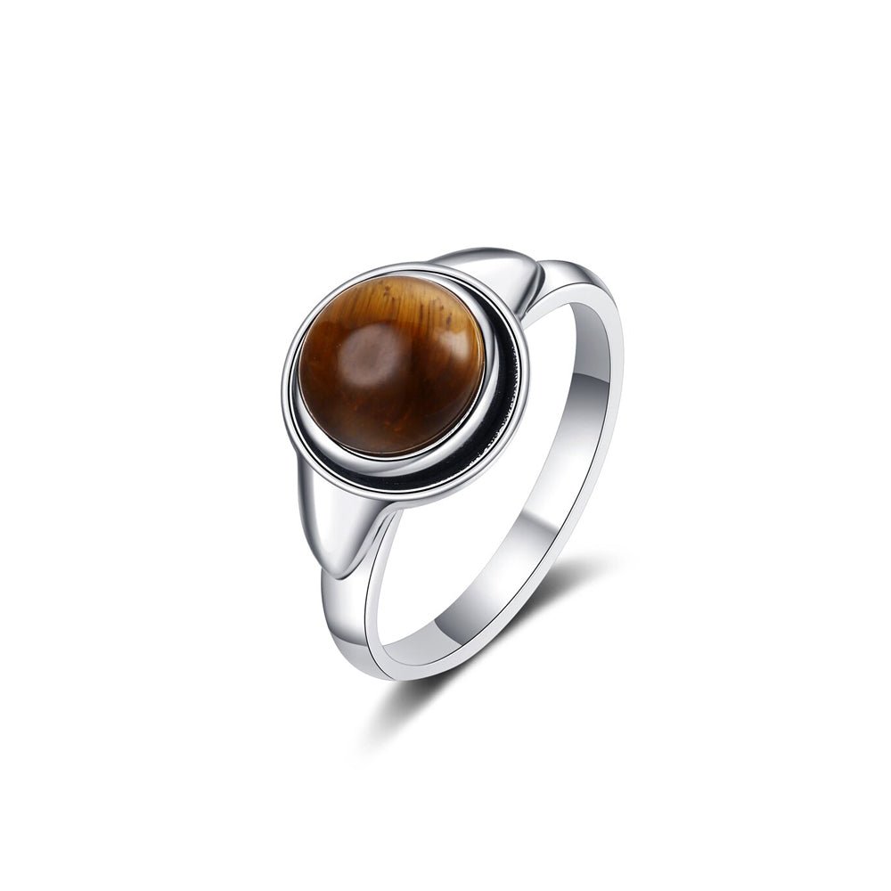 Bague Oeil De Tigre "Sirena"