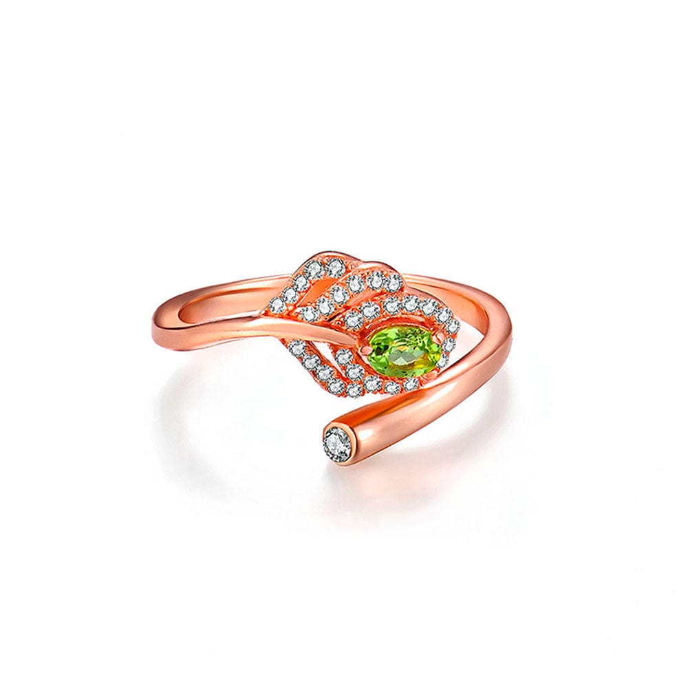 Bague Péridot "Jasmin" en Argent 925