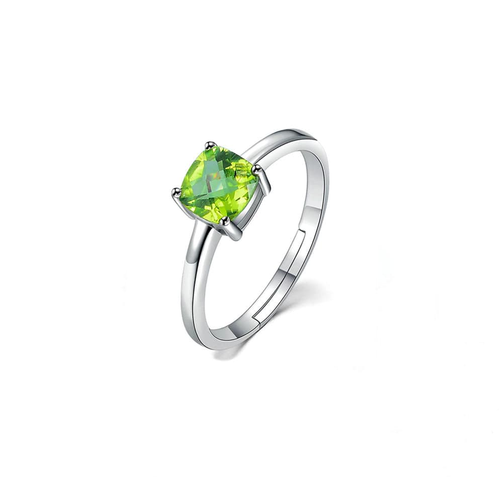 Bague Péridot "Lys" en Argent 925