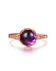 Bague Pierre Améthyste "Eulalia" en Argent 925