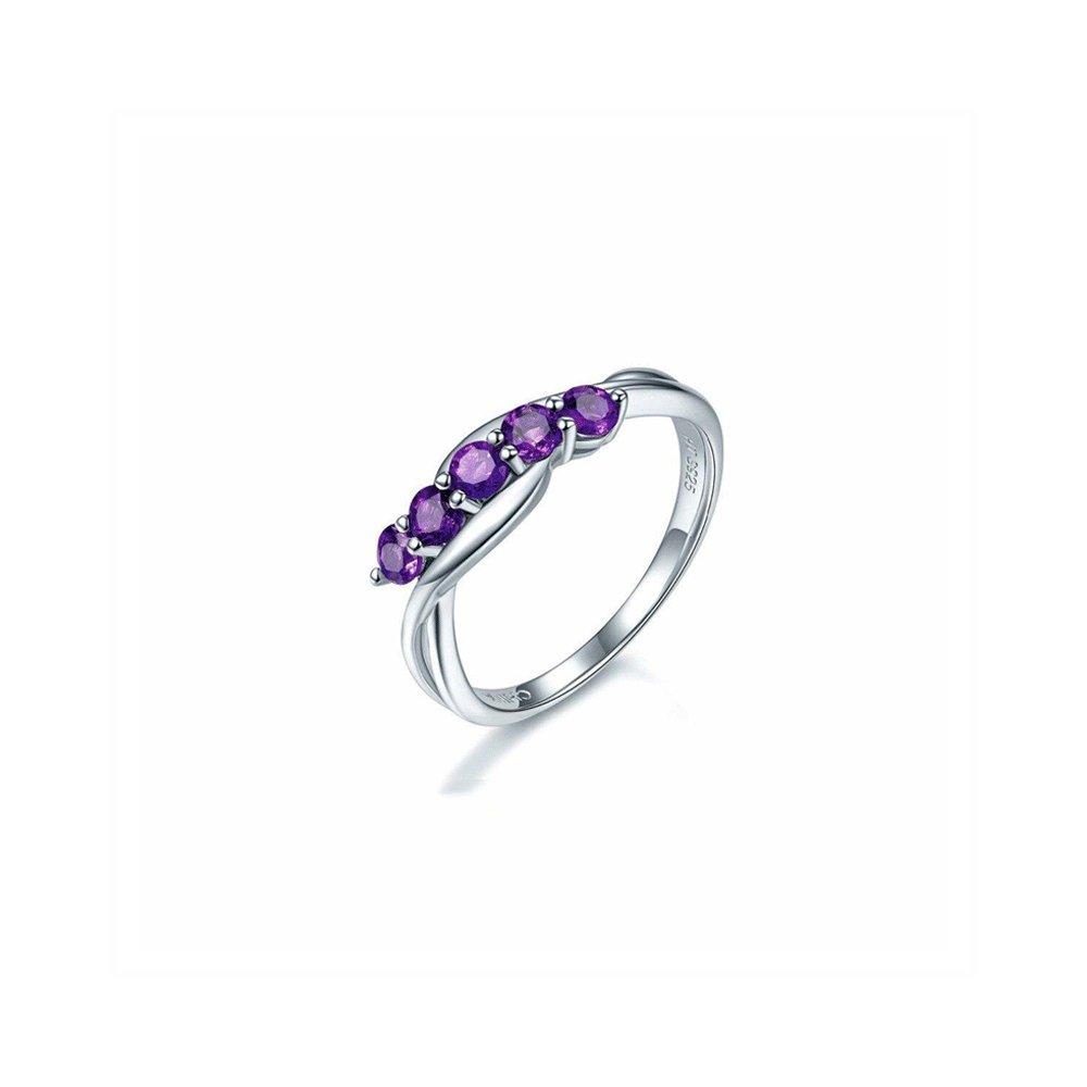 Bague Pierre Améthyste "Frieda" en Argent 925