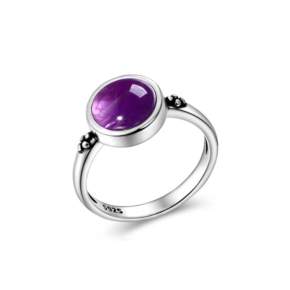Bague Pierre Améthyste "Graciela" en Argent 925