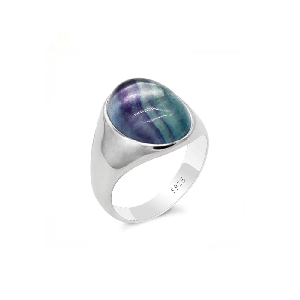Bague Pierre Fluorite "Thalassa" Argent 925