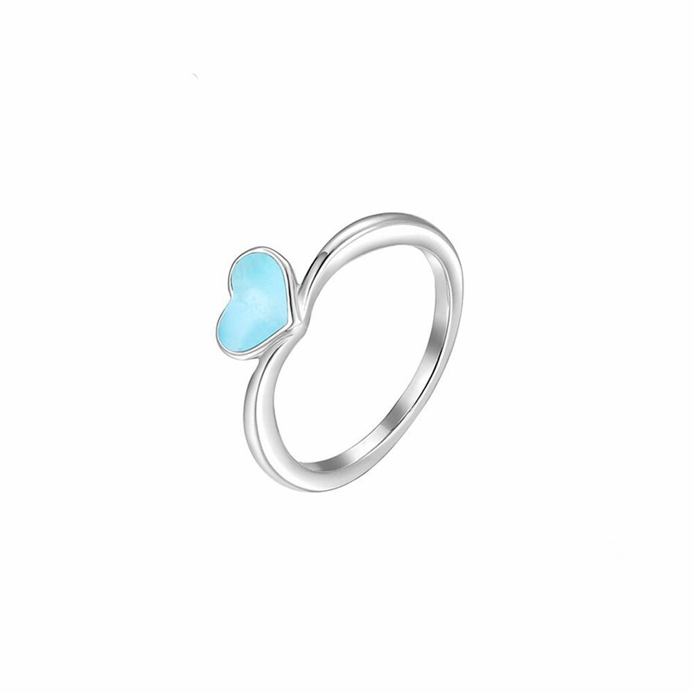 Bague Pierre Larimar "Amaltheia" Argent 925