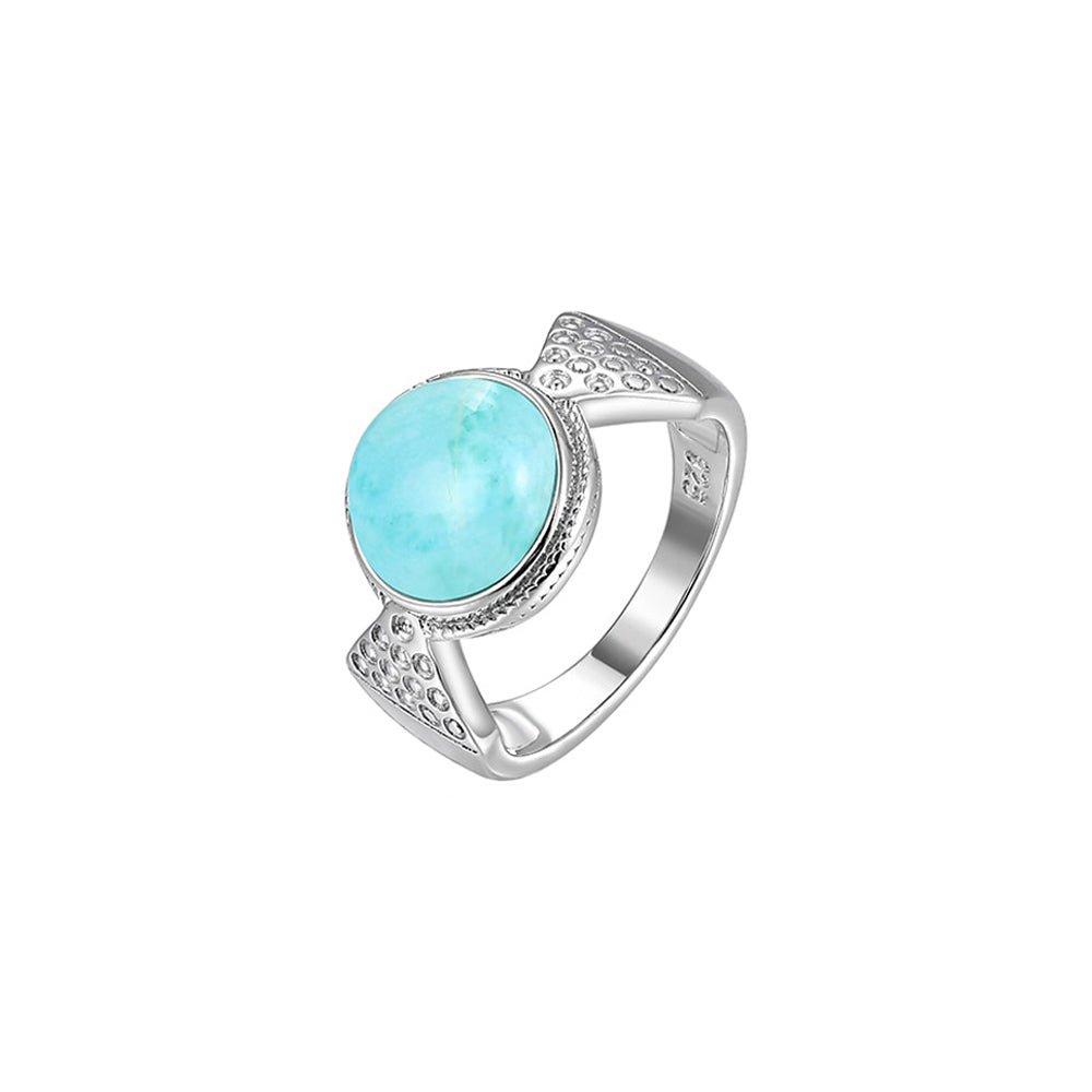 Bague Pierre Larimar "Elysande" Argent 925