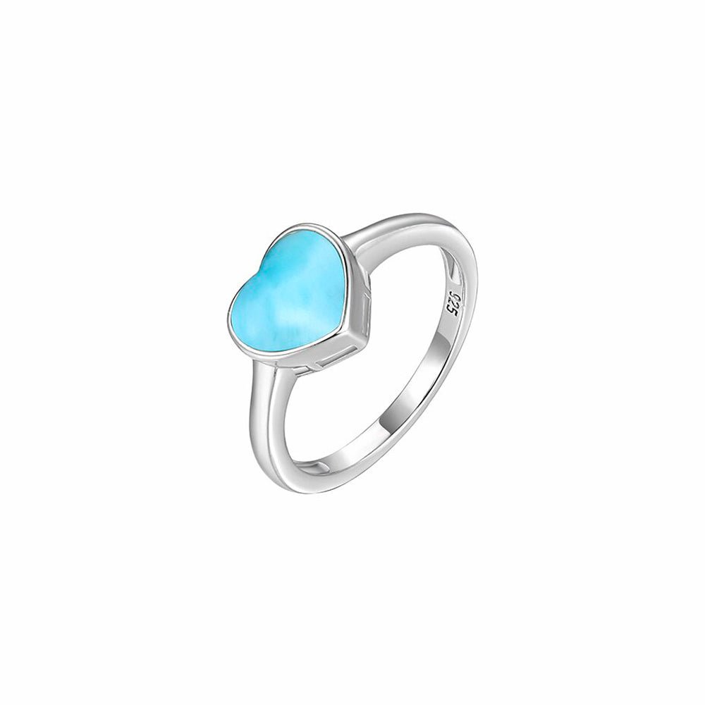 Bague Pierre Larimar "Philomela" Argent 925