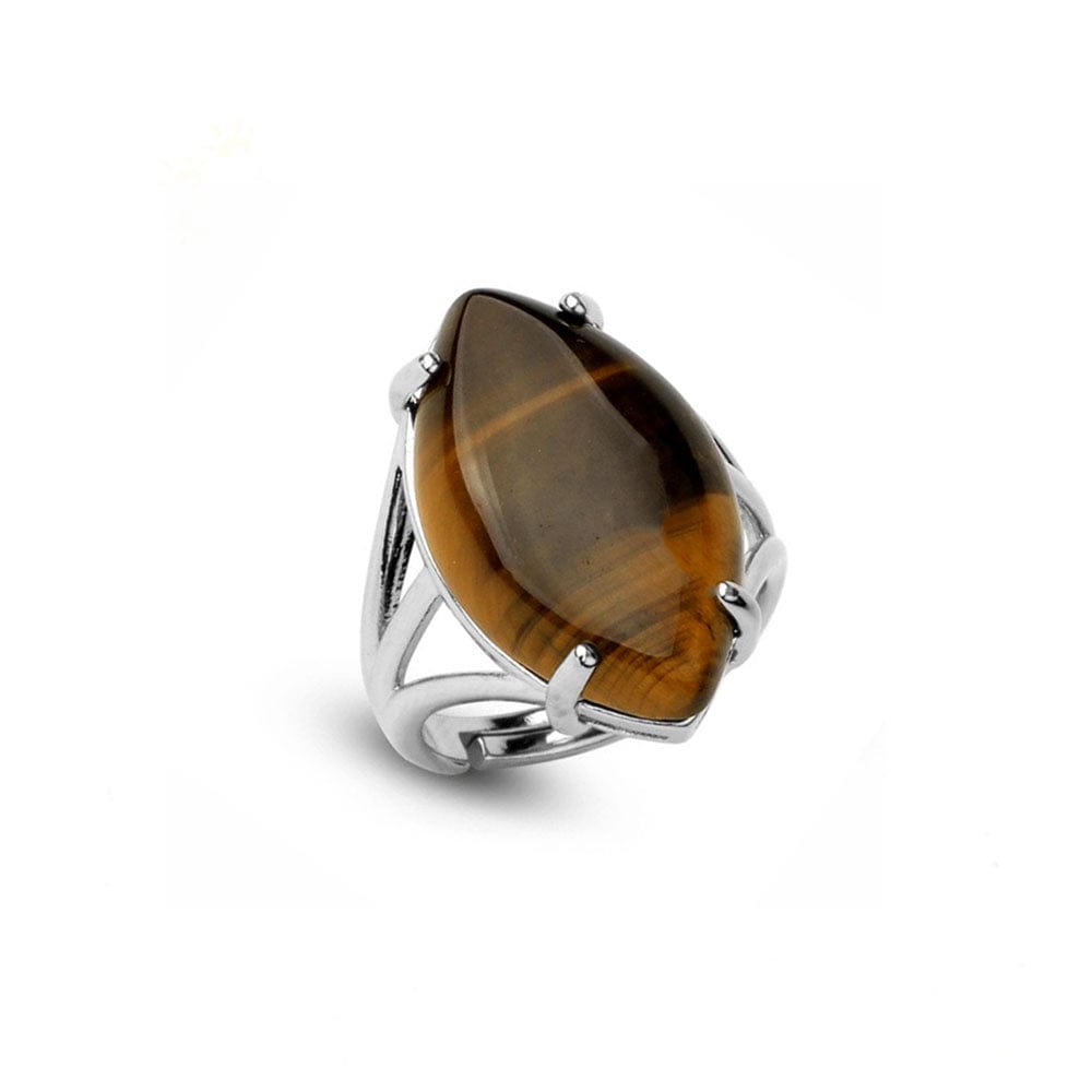 Bague Pierre Oeil De Tigre "Elyndra"