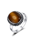 Bague Pierre Oeil de Tigre "Lumi"