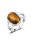 Bague Pierre Oeil de Tigre "Stella"