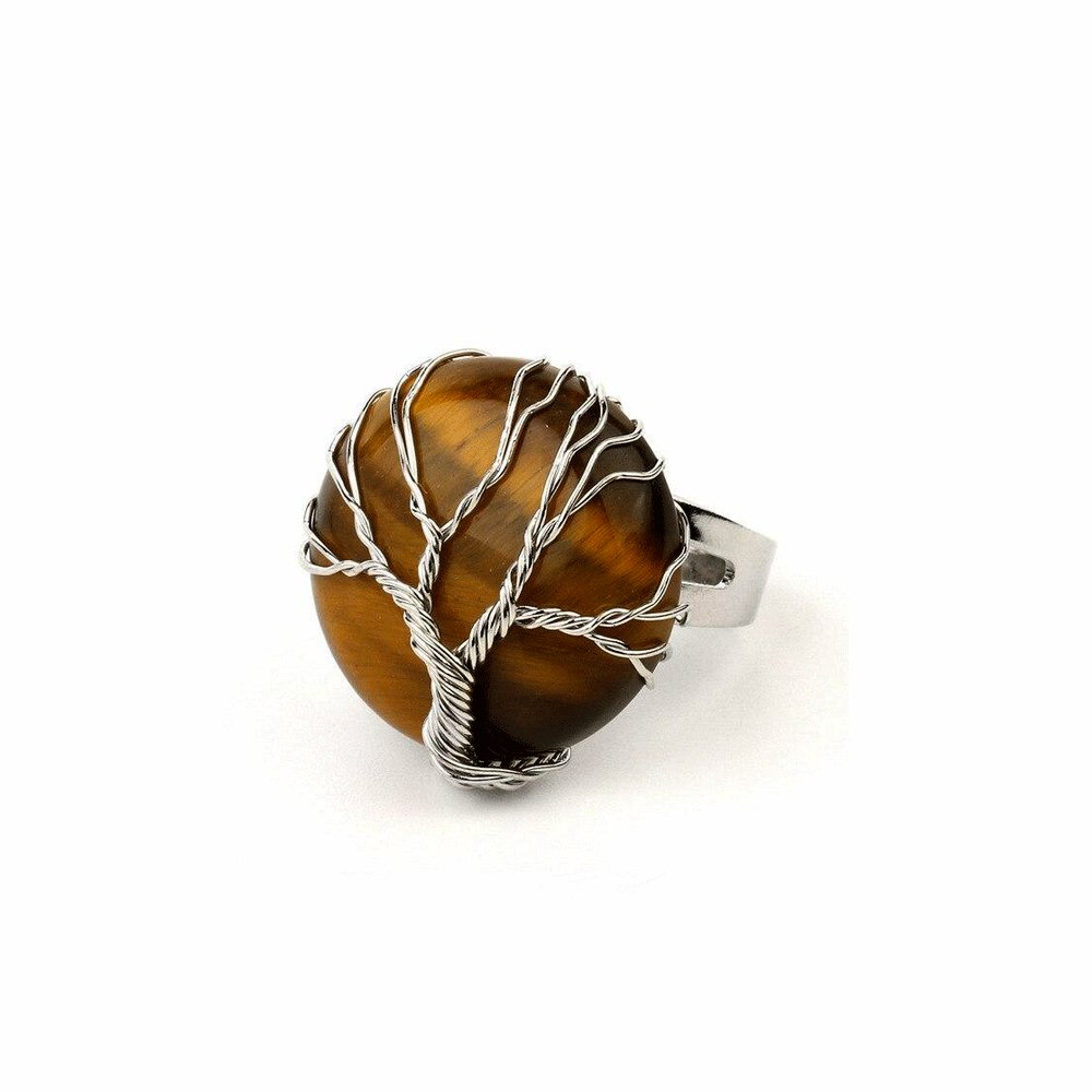 Bague Pierre Oeil De Tigre "Valeraine"