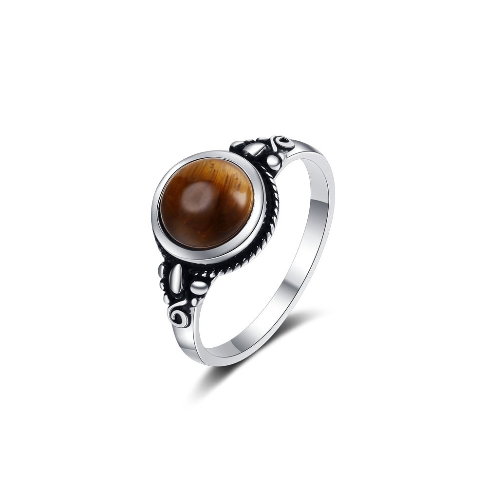 Bague Pierre Oeil de Tigre "Zarra"