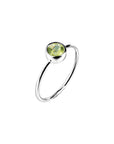 Bague Pierre Péridot "Lilas" en Argent 925