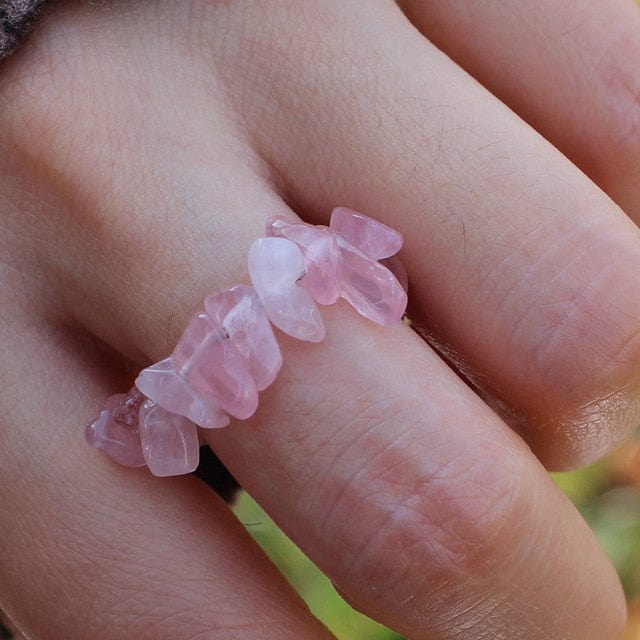 Bague Pierre Quartz Rose "Oksana"