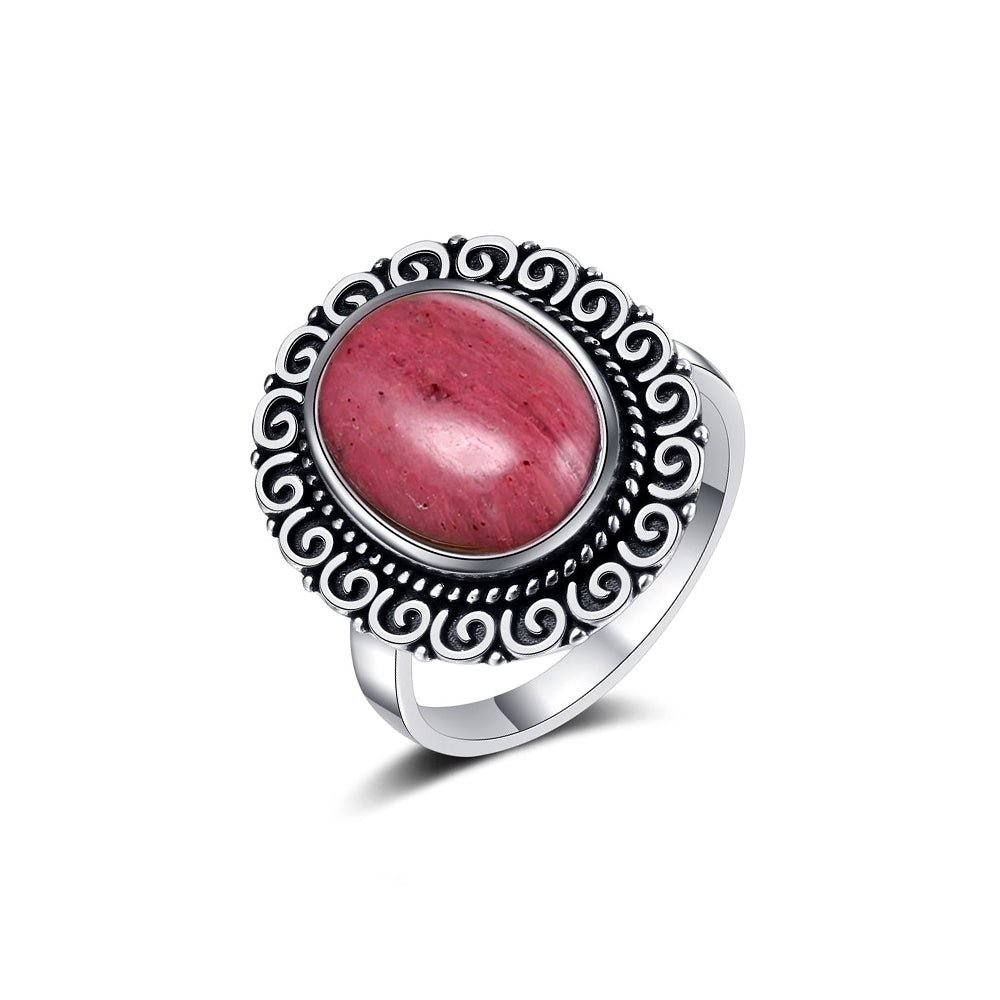 Bague Pierre Rhodochrosite "Ludmila"