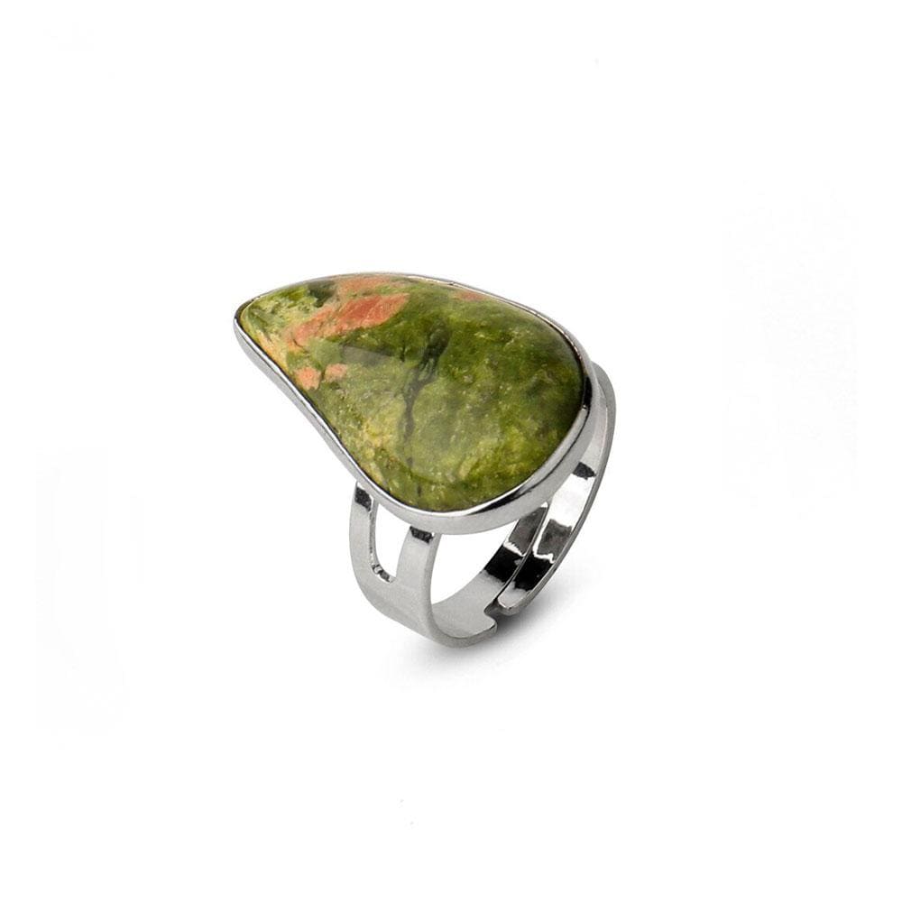 Bague Pierre Unakite "Dina"