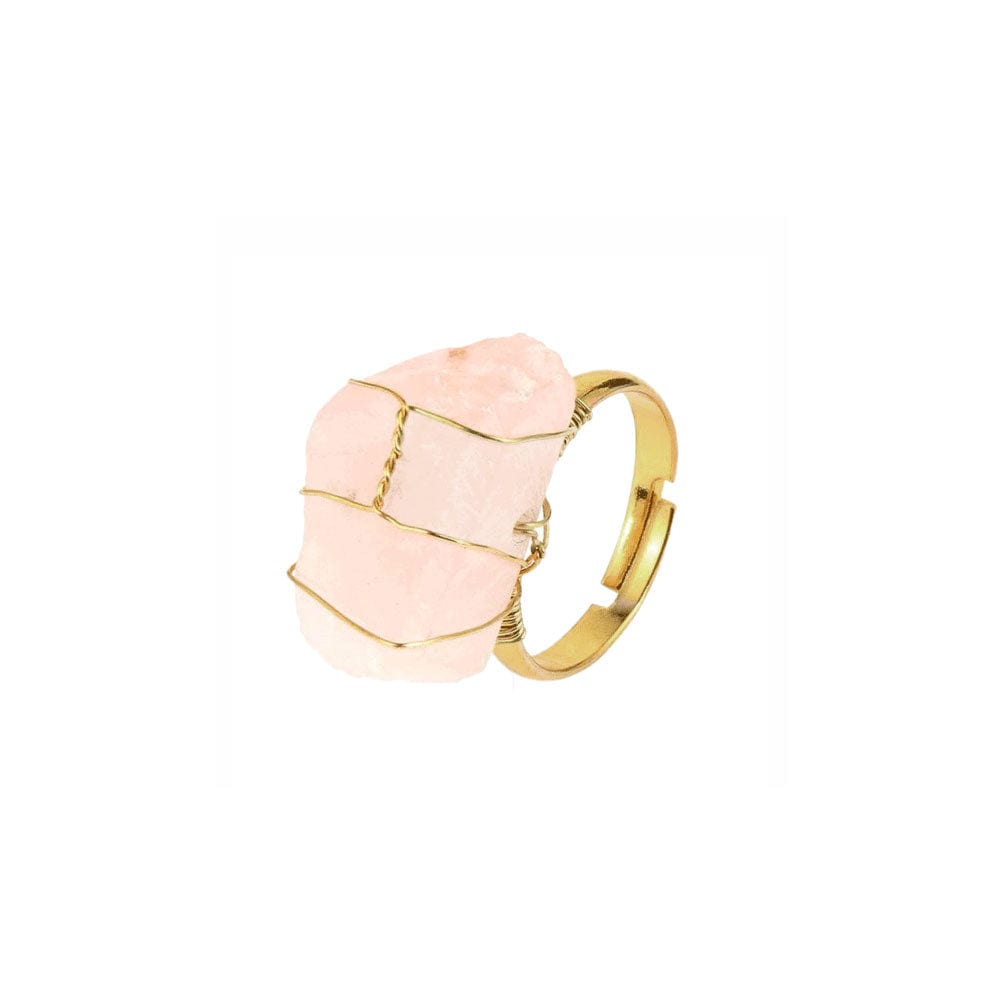 Bague Quartz Rose "Alina"