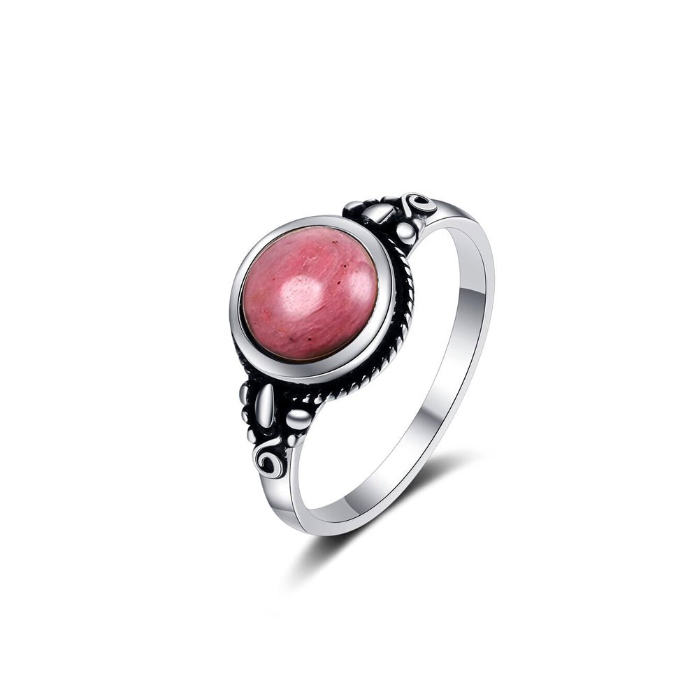 Bague Rhodochrosite "Helena" en Argent 925