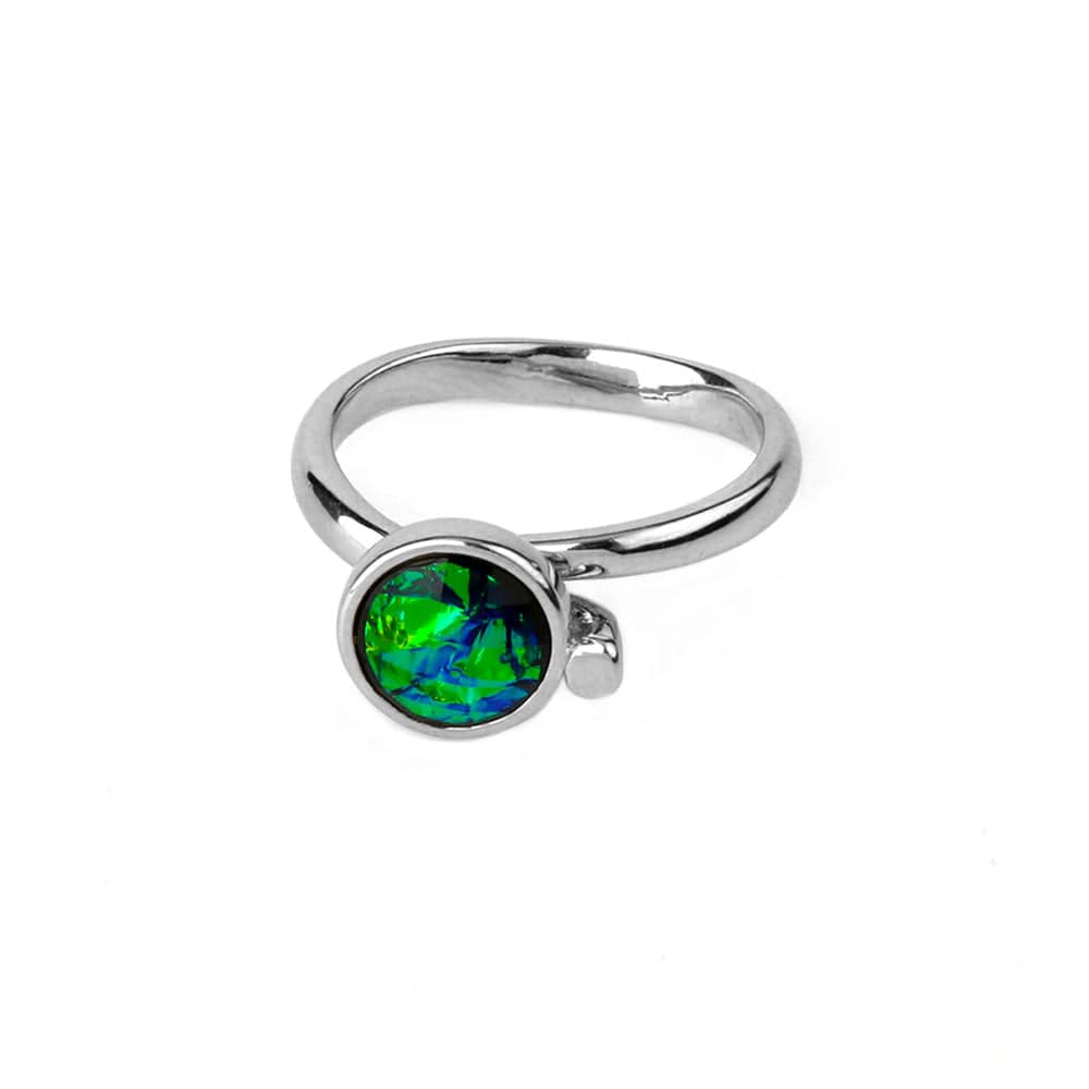 Bague Ronde Ammolite