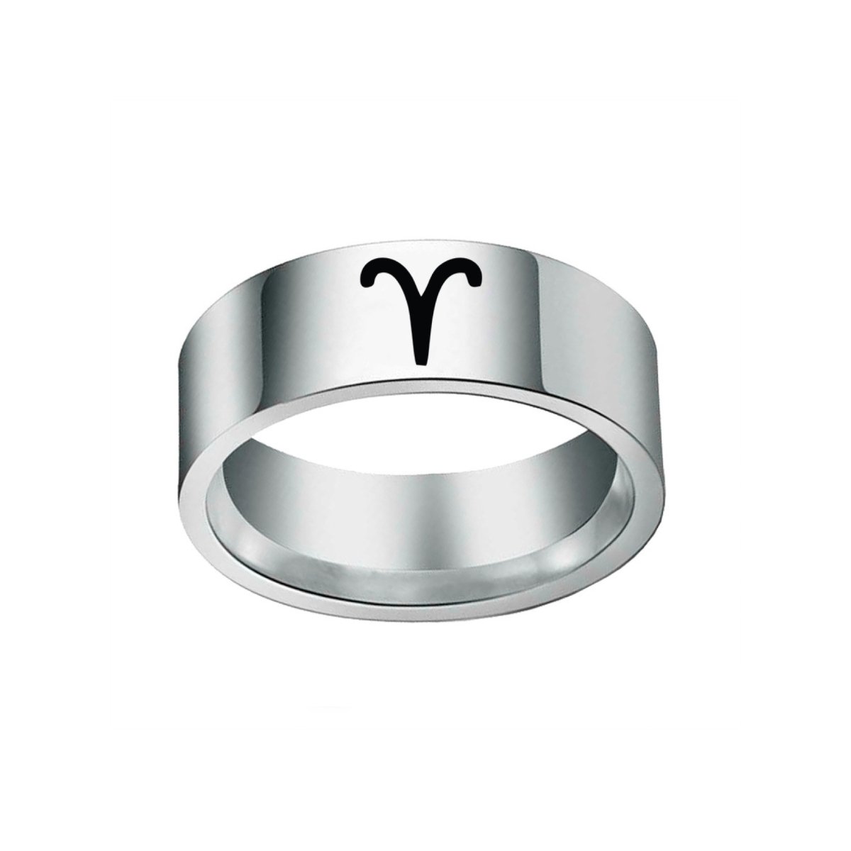 Bague Signe Astro Bélier en Acier