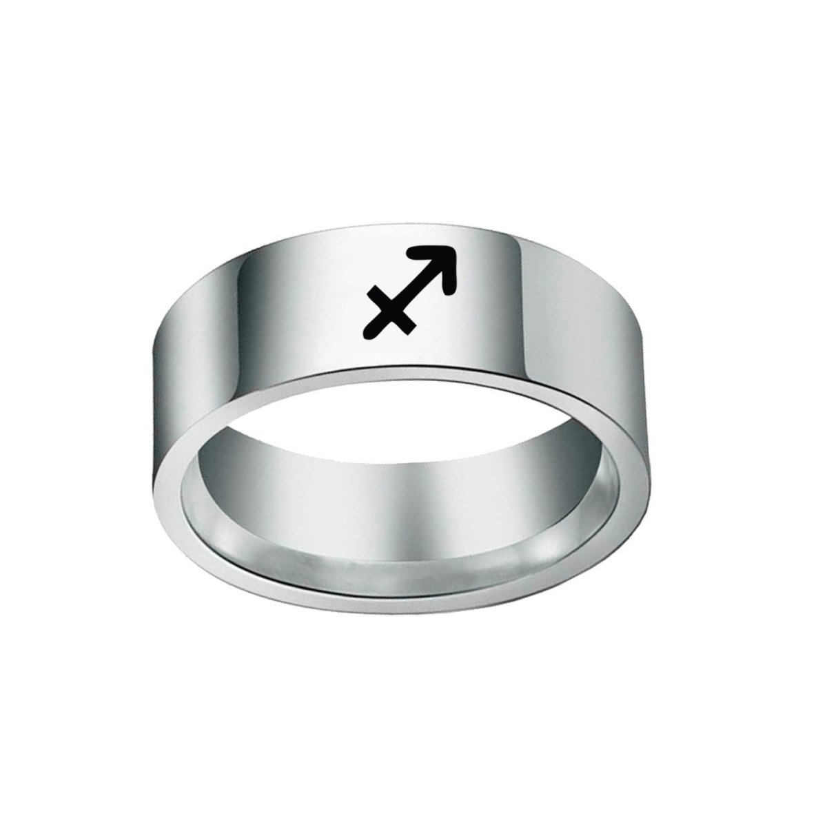 Bague Signe Astro Sagittaire en Acier