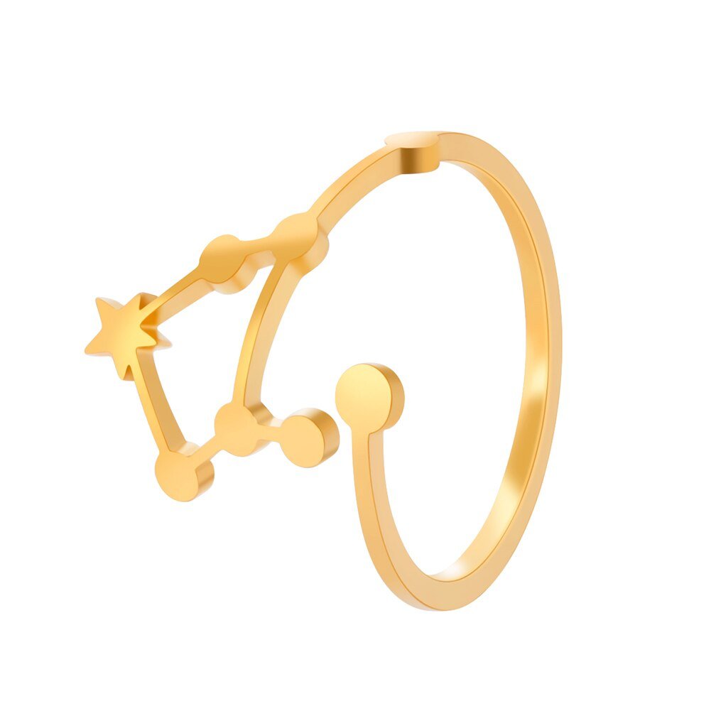 Bague Signe Astrologique Balance en Acier