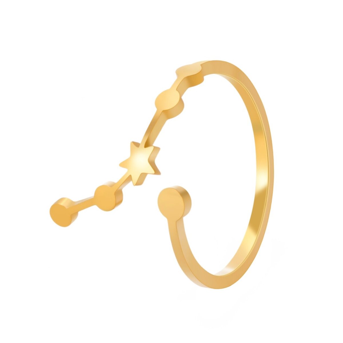 Bague Signe Astrologique Bélier en Acier