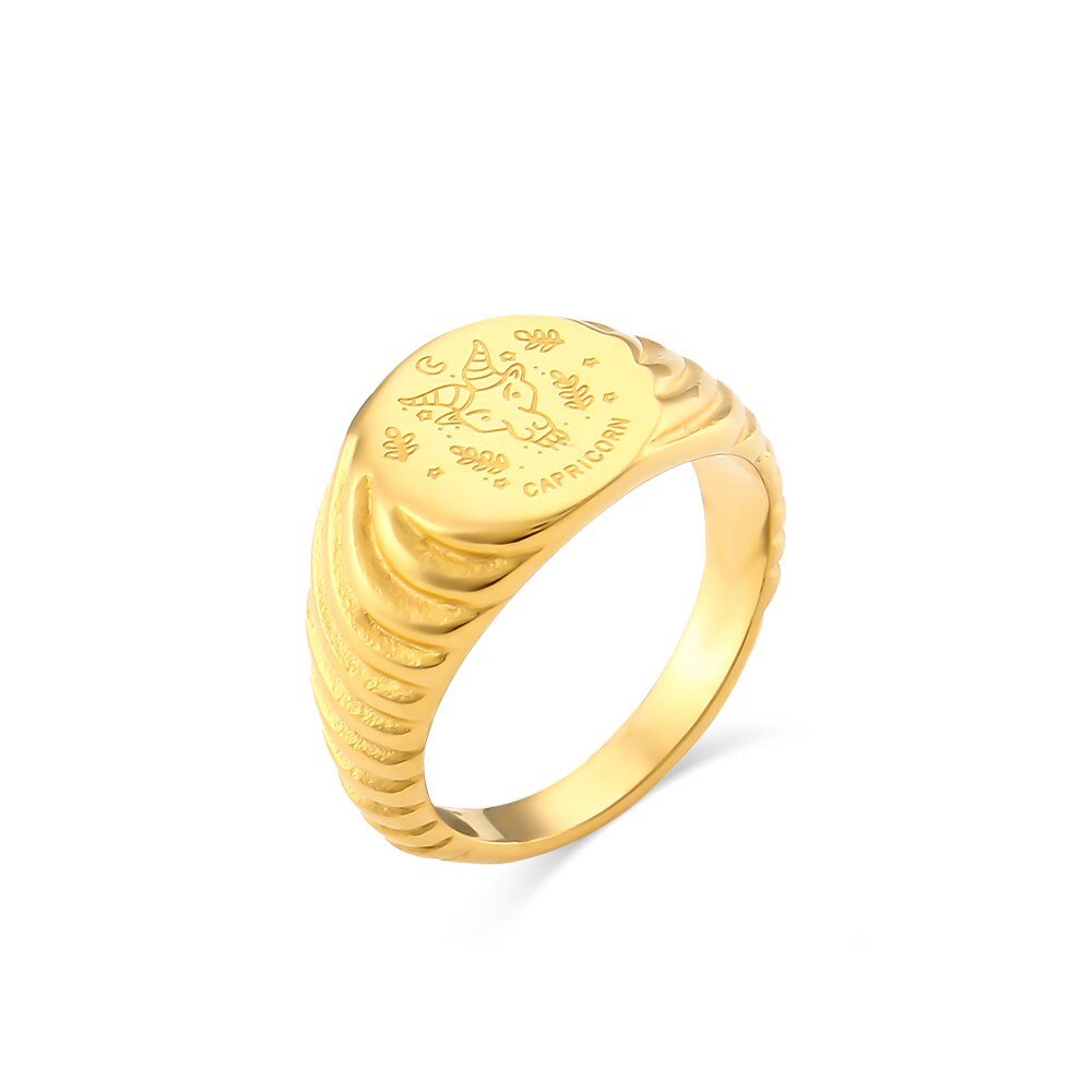Bague Signe du zodiaque Capricorne