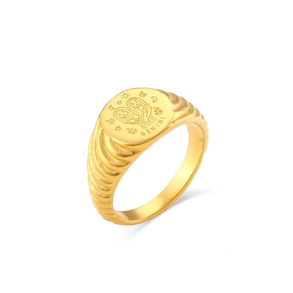 Bague Signe du zodiaque Gémeaux