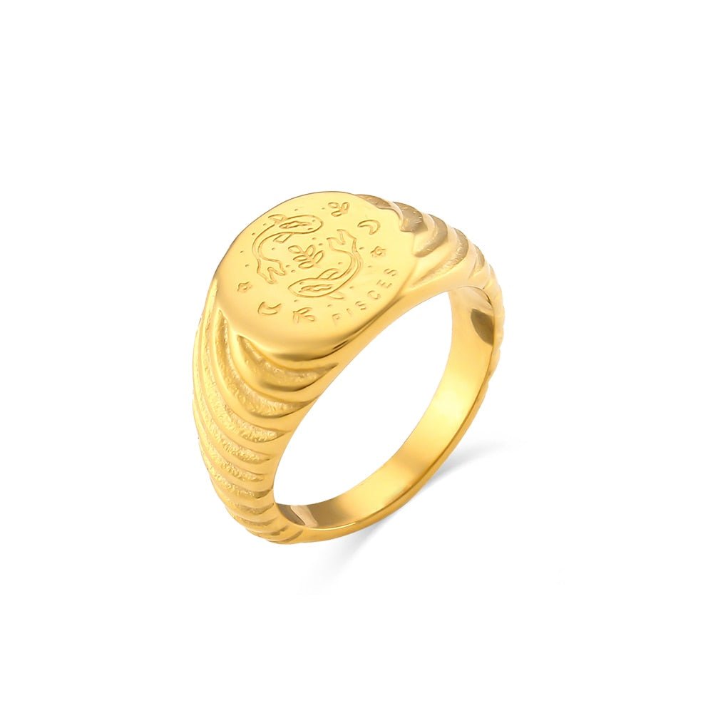 Bague Signe du zodiaque Poissons
