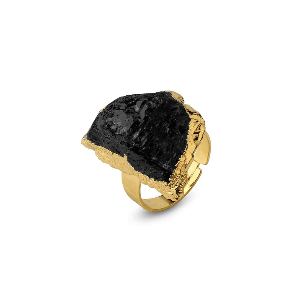 Bague Tourmaline Noire "Maya"