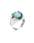 Bague Turquoise "Célestelia" en Argent 925