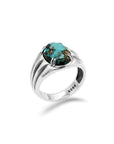 Bague Turquoise "Ilyndra" en Argent Sterling