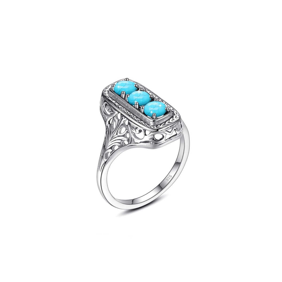Bague Turquoise "Valéraine" en Argent 925