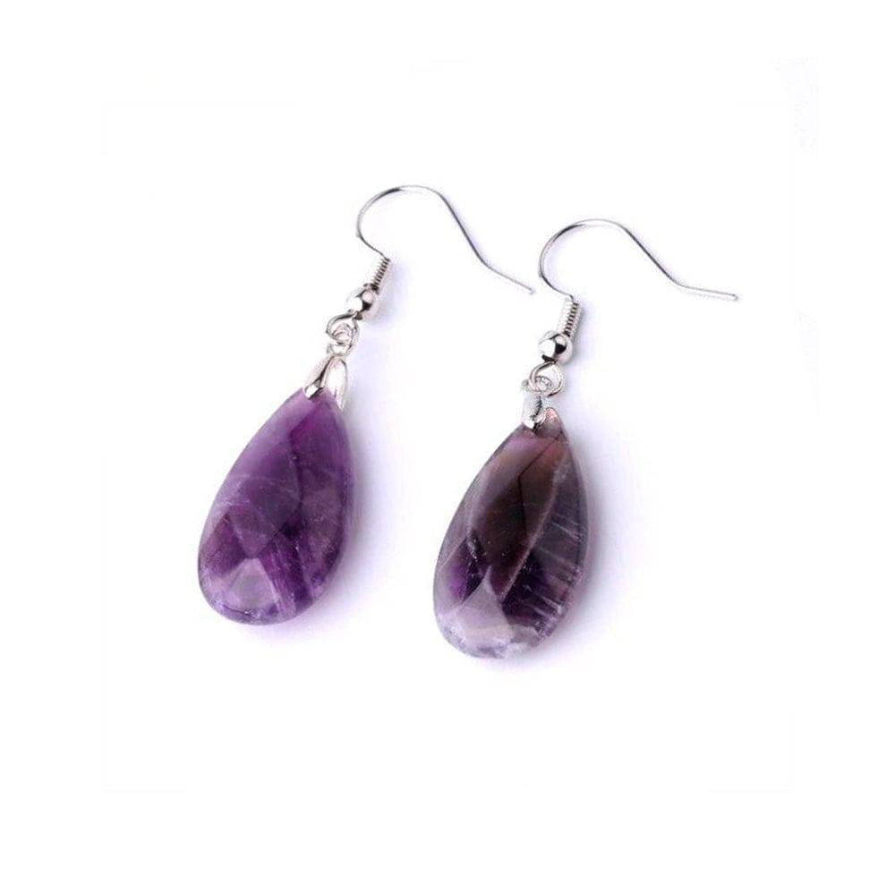 Boucles D'oreilles Améthyste "Célia"