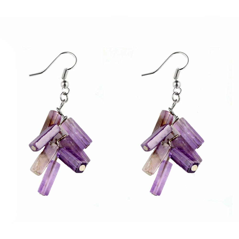Boucles D'oreilles Améthyste "Denitsa"