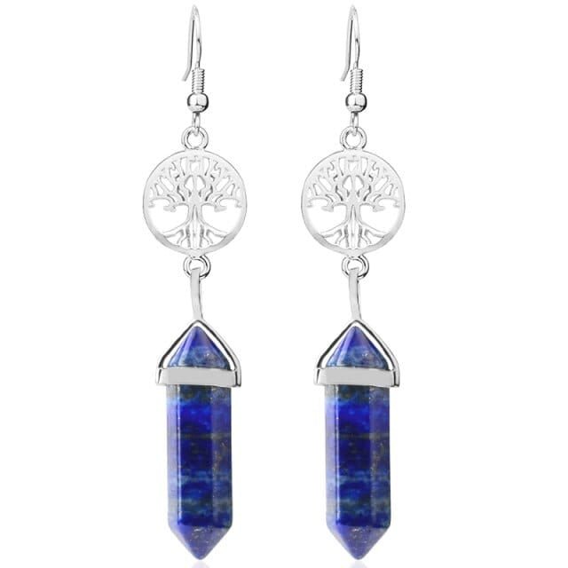 Boucles D'oreilles Lapis Lazuli "Eliane"