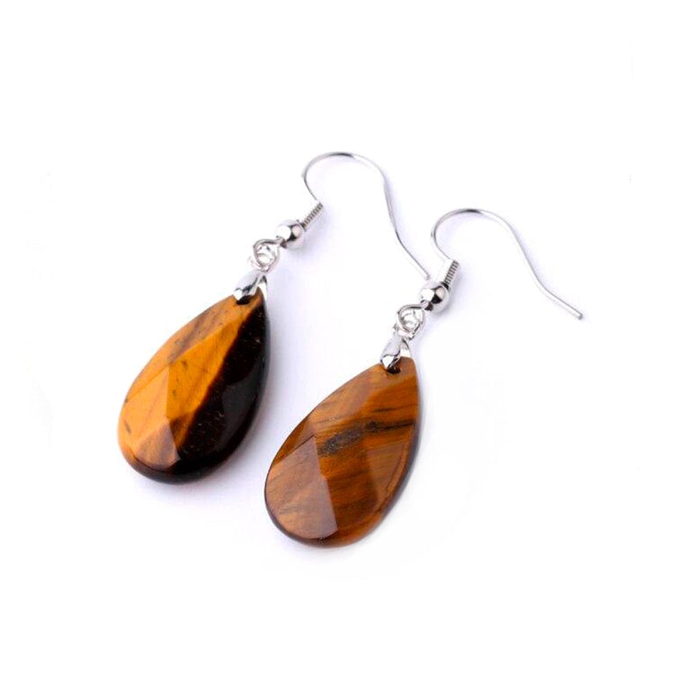 Boucles D'oreilles Oeil De Tigre "Jenny"